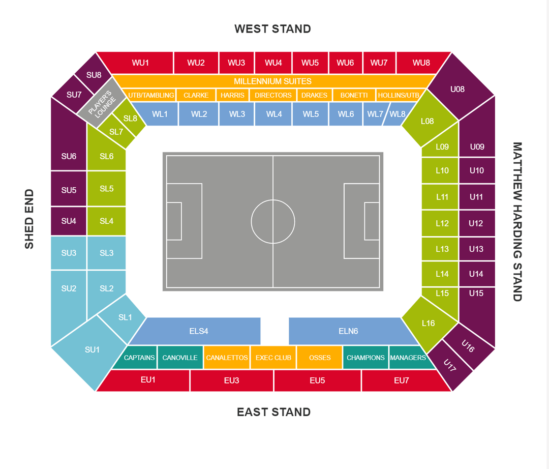 stadium map