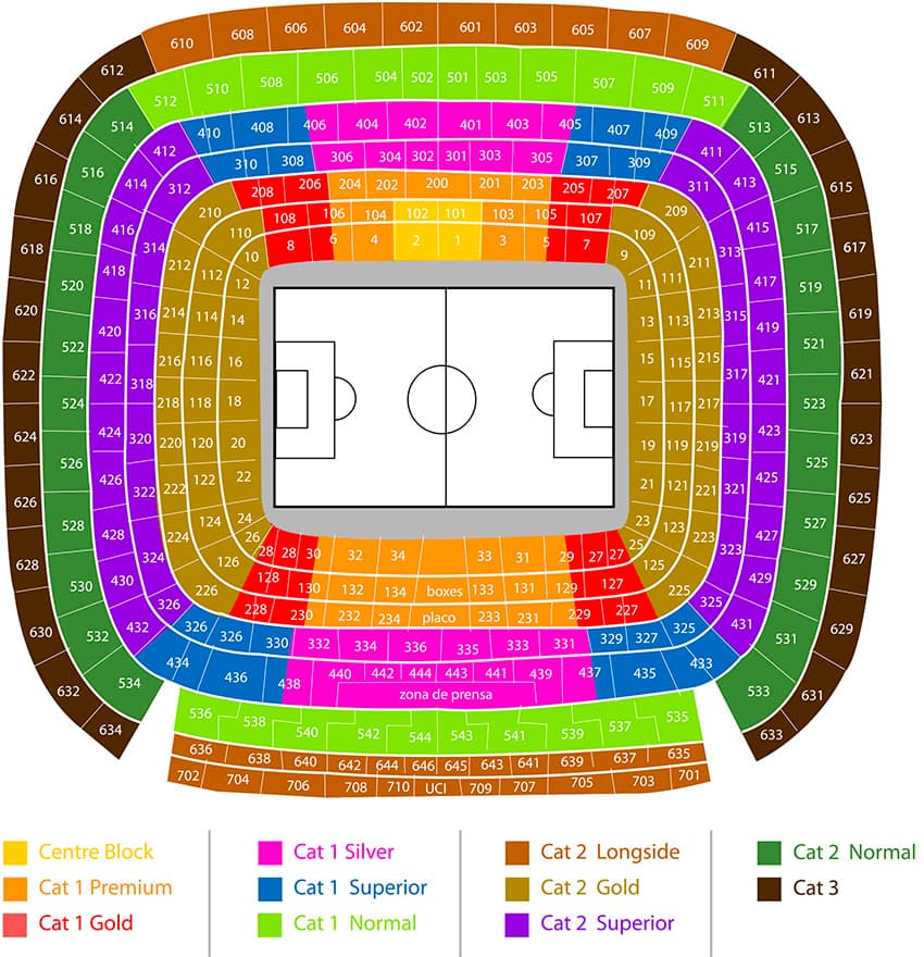 stadium map