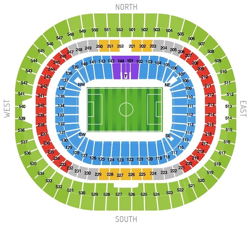 stadium map