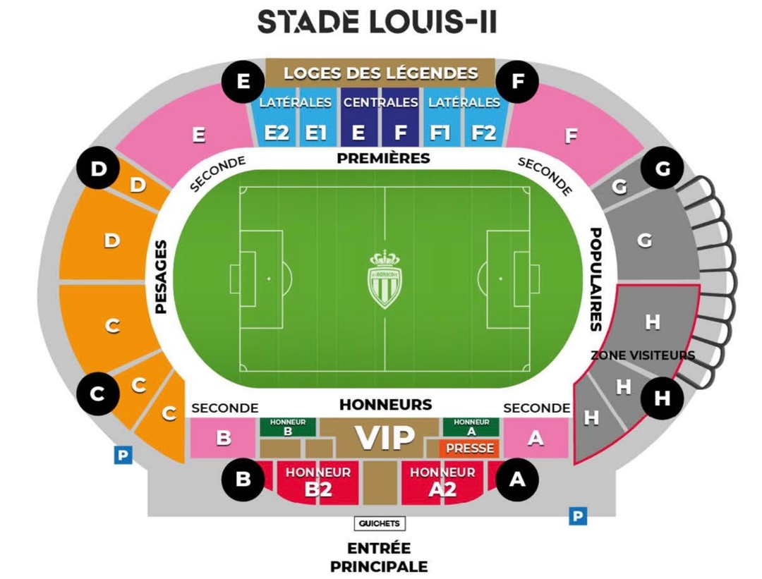 stadium map