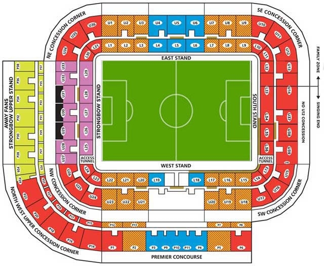 stadium map