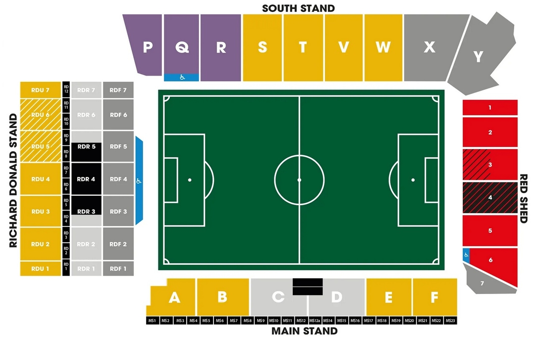 stadium map