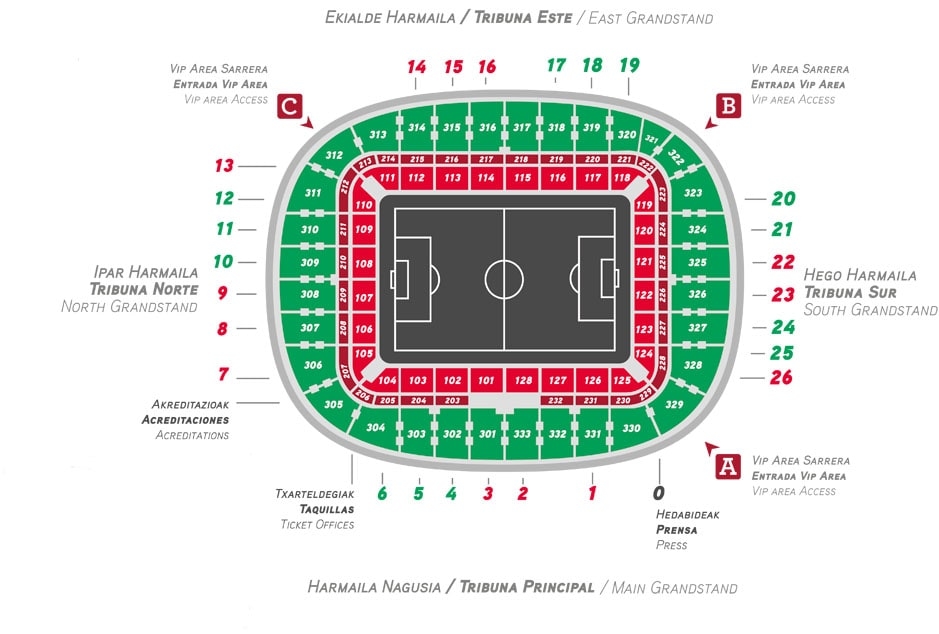 stadium map