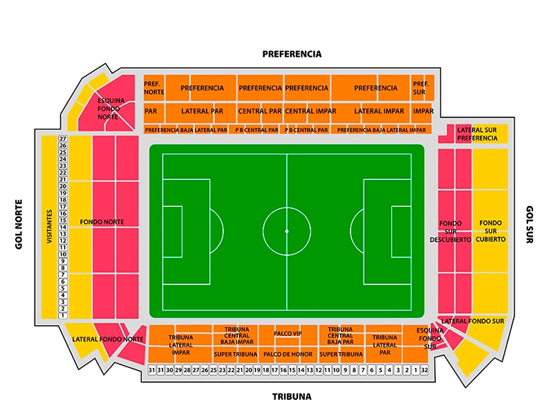 stadium map