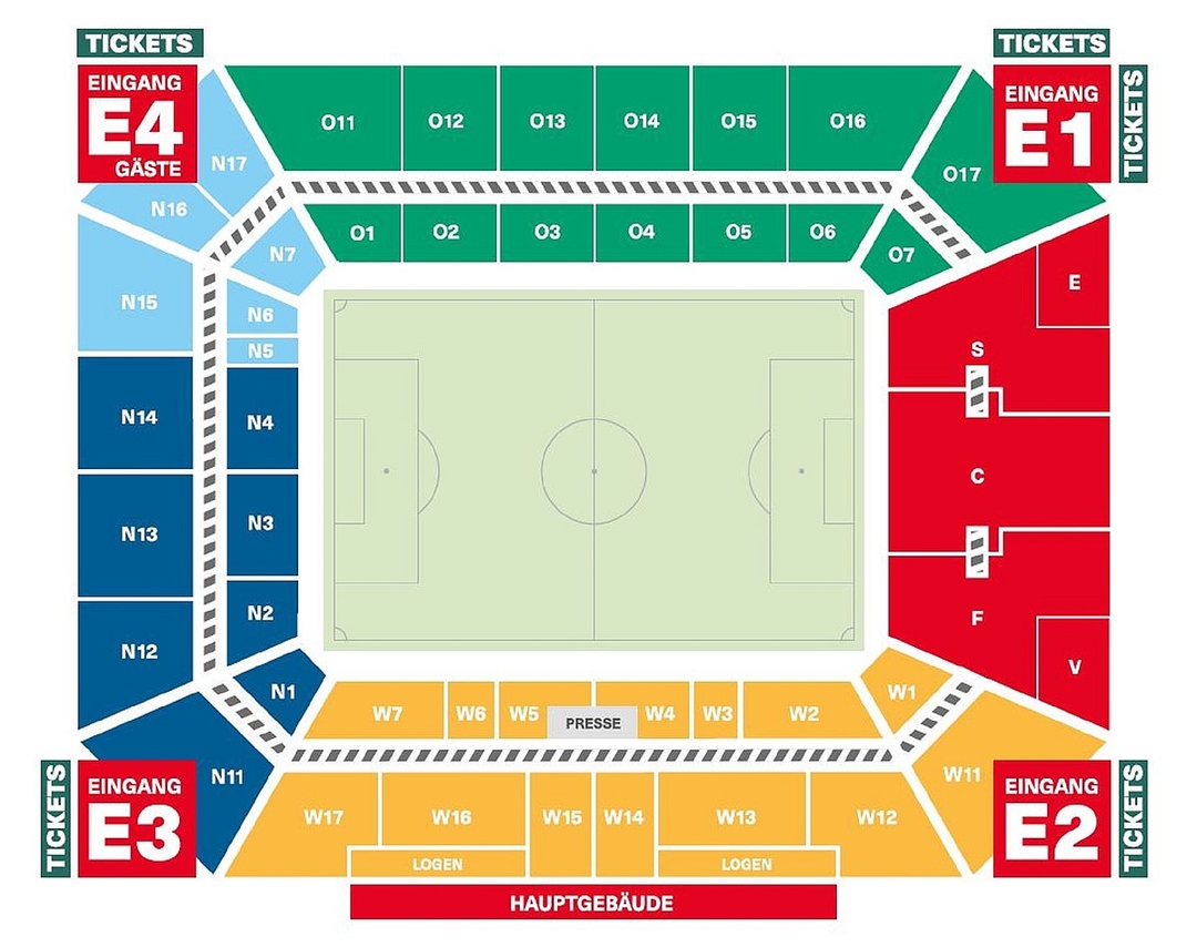 stadium map