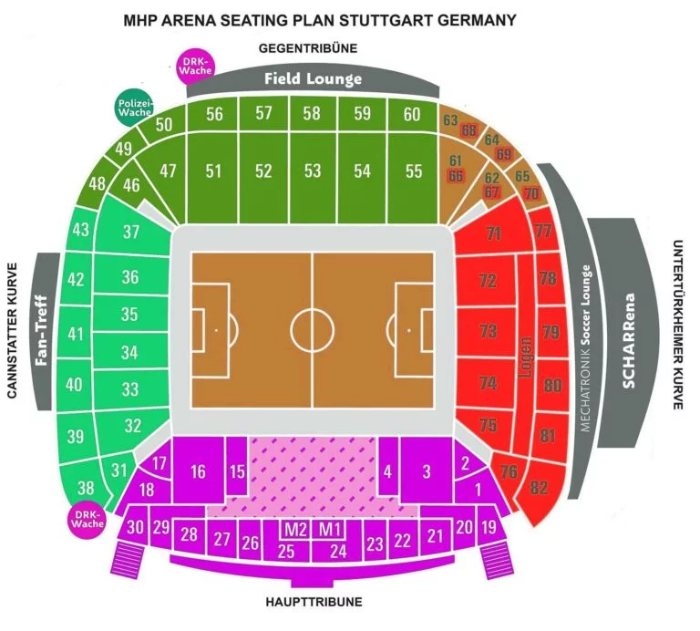 stadium map