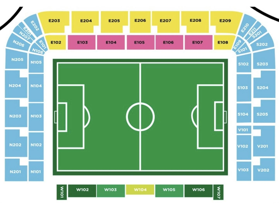 stadium map