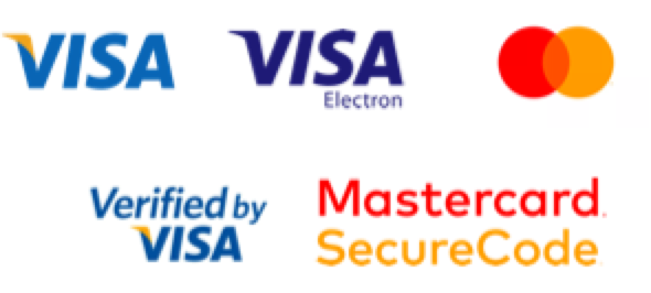 Accepted Payment methods: Via, Visa Electron, Mastercard
